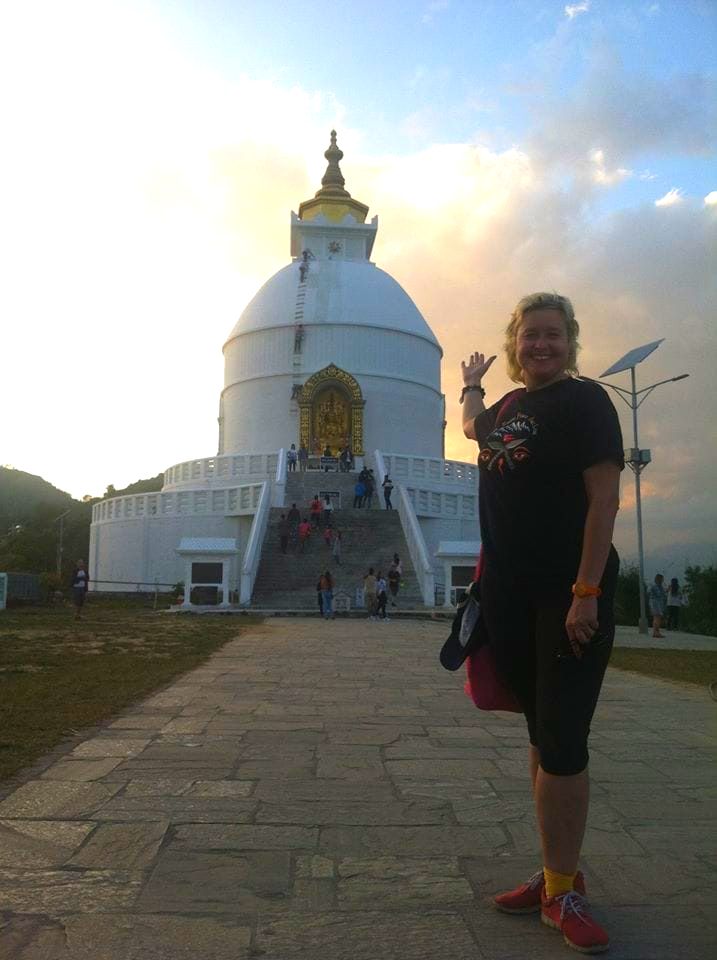 Picture Peace Pagoda in Nepal